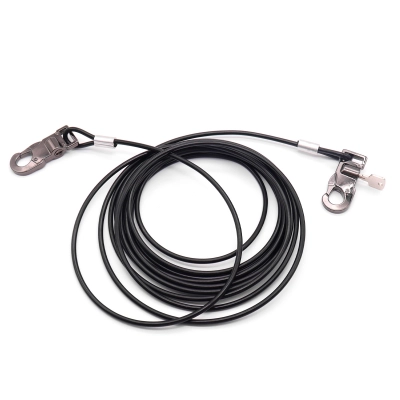Large dog Extended and Thickened Steel Wire Leash 02