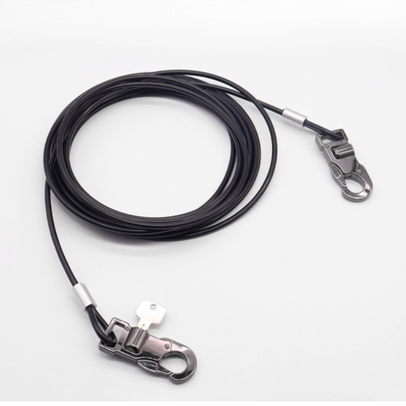 Large dog Extended and Thickened Steel Wire Leash