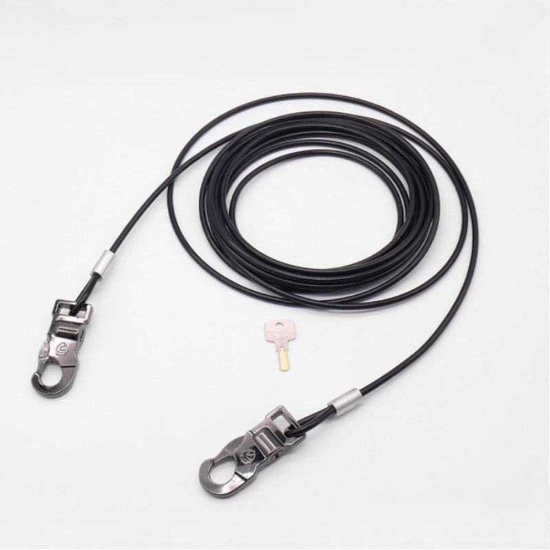 Large dog Extended and Thickened Steel Wire Leash