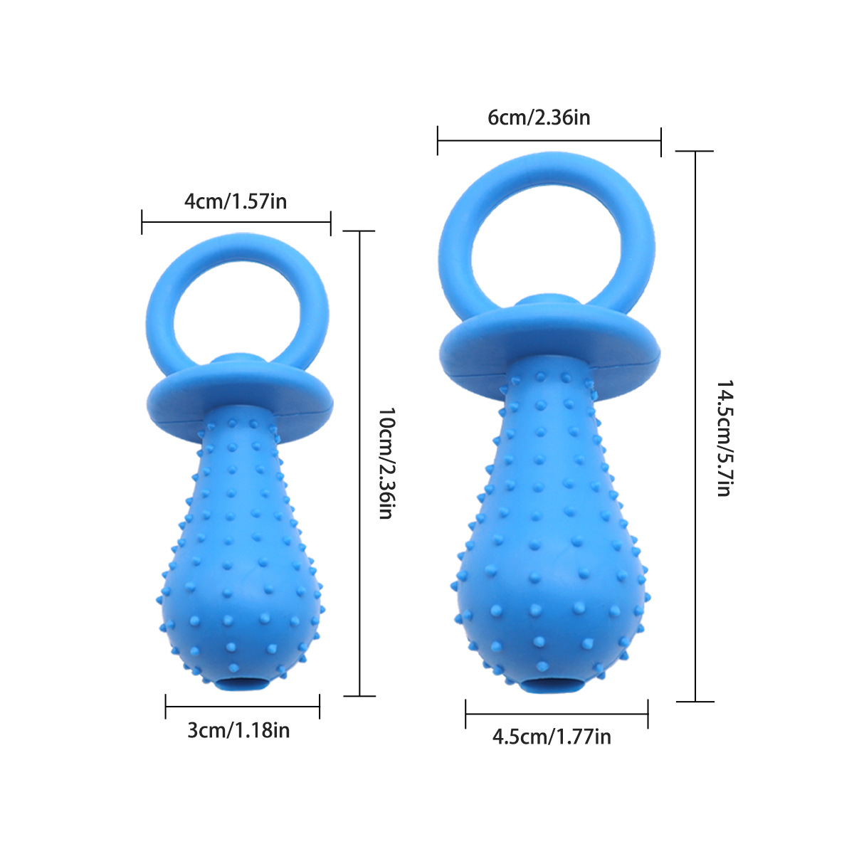 TPR Chew Toy with Bell Nipple Shaped