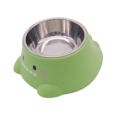 Cute Dinosaur Pet Feeding Bowl 02