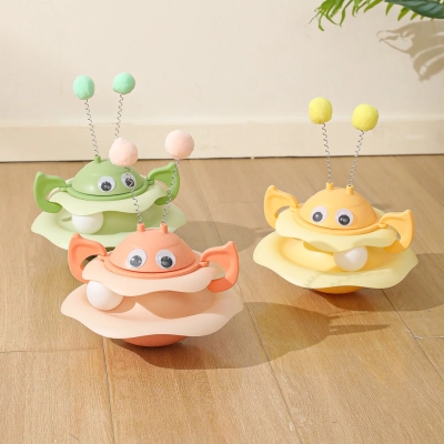 Bee Cat Toy Wobble Ball 01