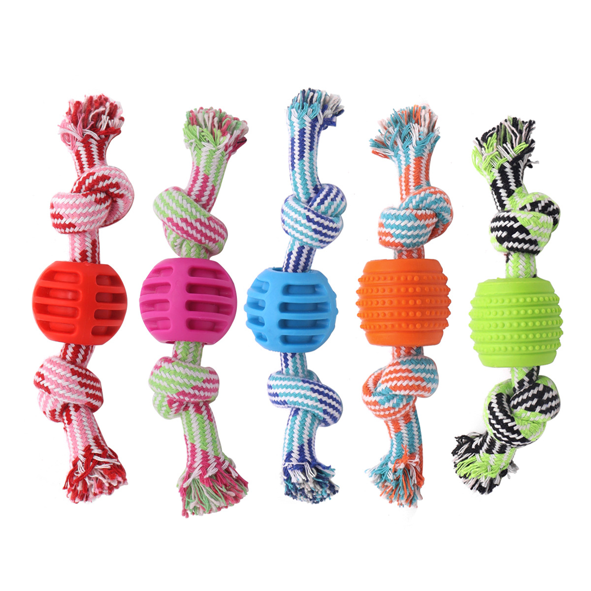 Durable Dog Chew Toy Rope Ball