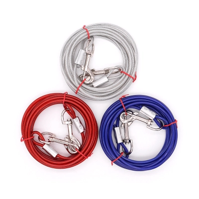 Steel Wire Dog Leash Anti Chew 01