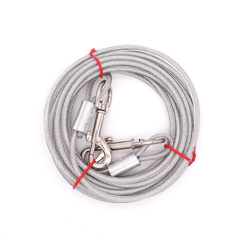 Steel Wire Dog Leash Anti Chew