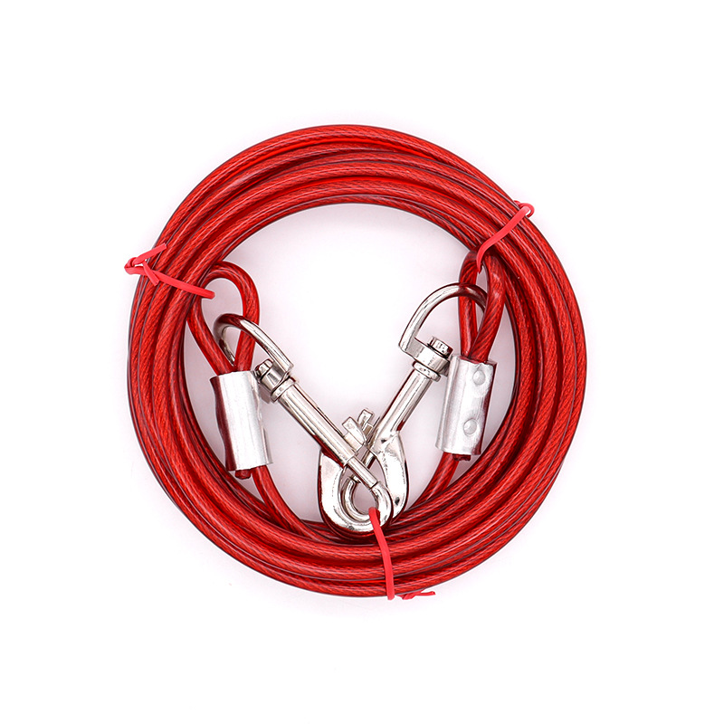 Steel Wire Dog Leash Anti Chew