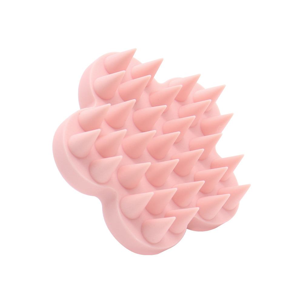 Silicone Pet Bath Brush Flower Shape