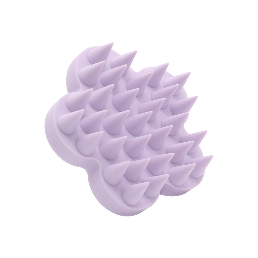Silicone Pet Bath Brush Flower Shape
