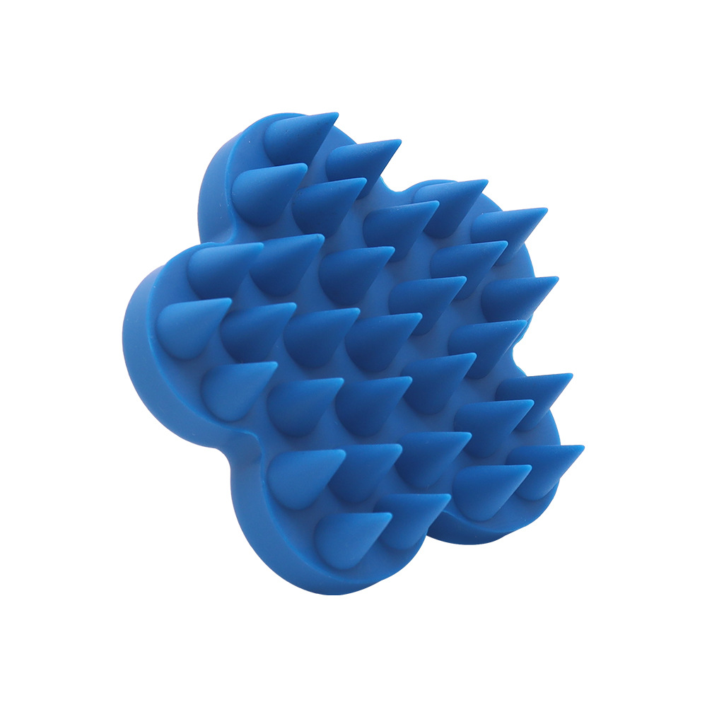 Silicone Pet Bath Brush Flower Shape