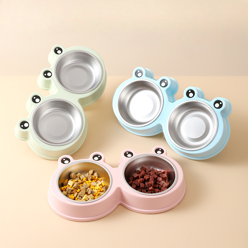 Frog Pet Bowl Set