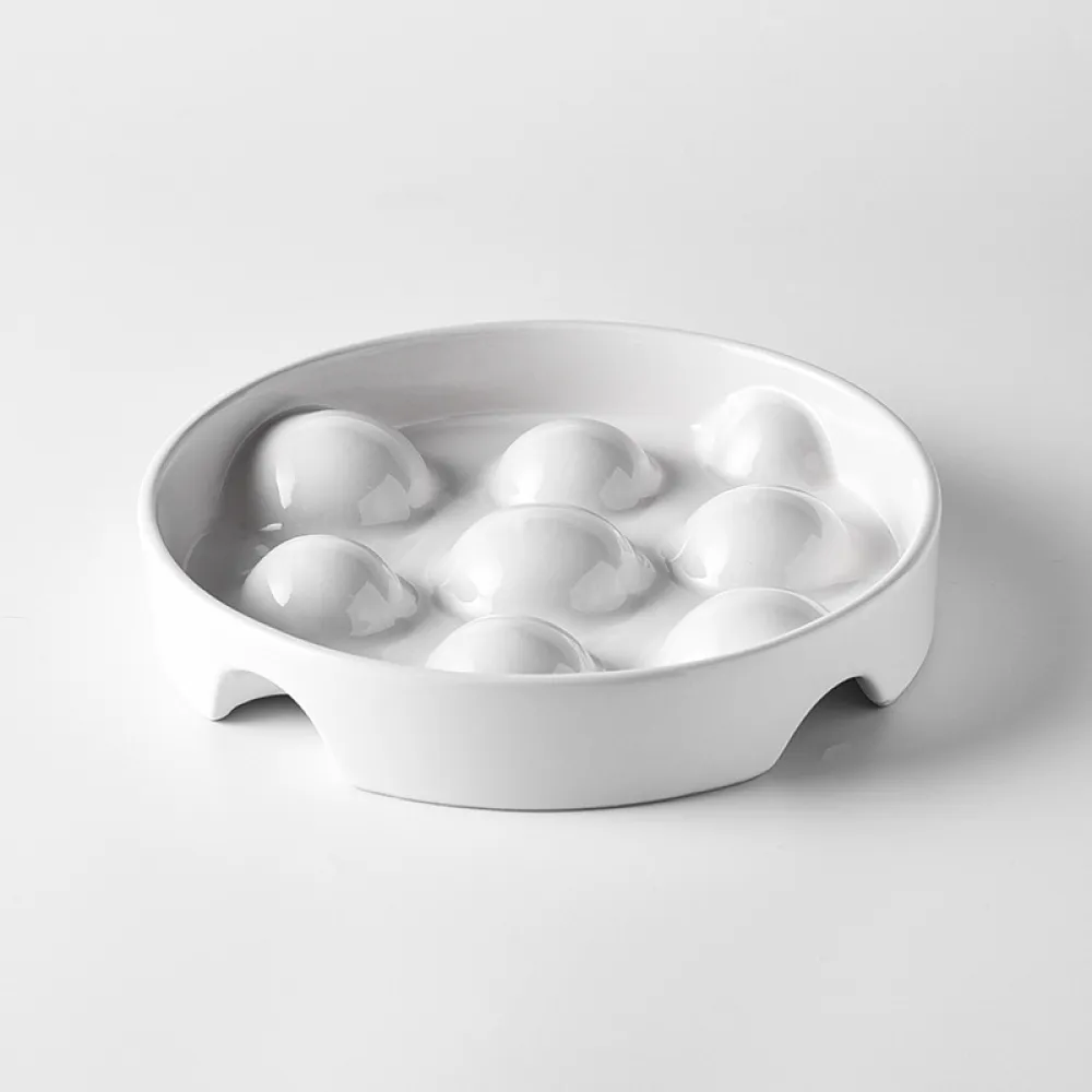 Ceramic Slow Feeder Bowl