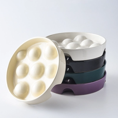 Ceramic Slow Feeder Bowl 01