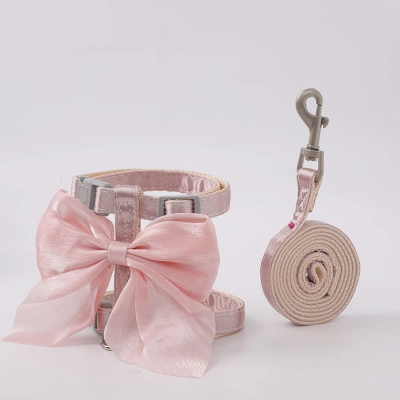 Bow Cat Harness Set 02