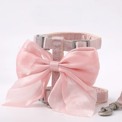 Bow Cat Harness Set 01
