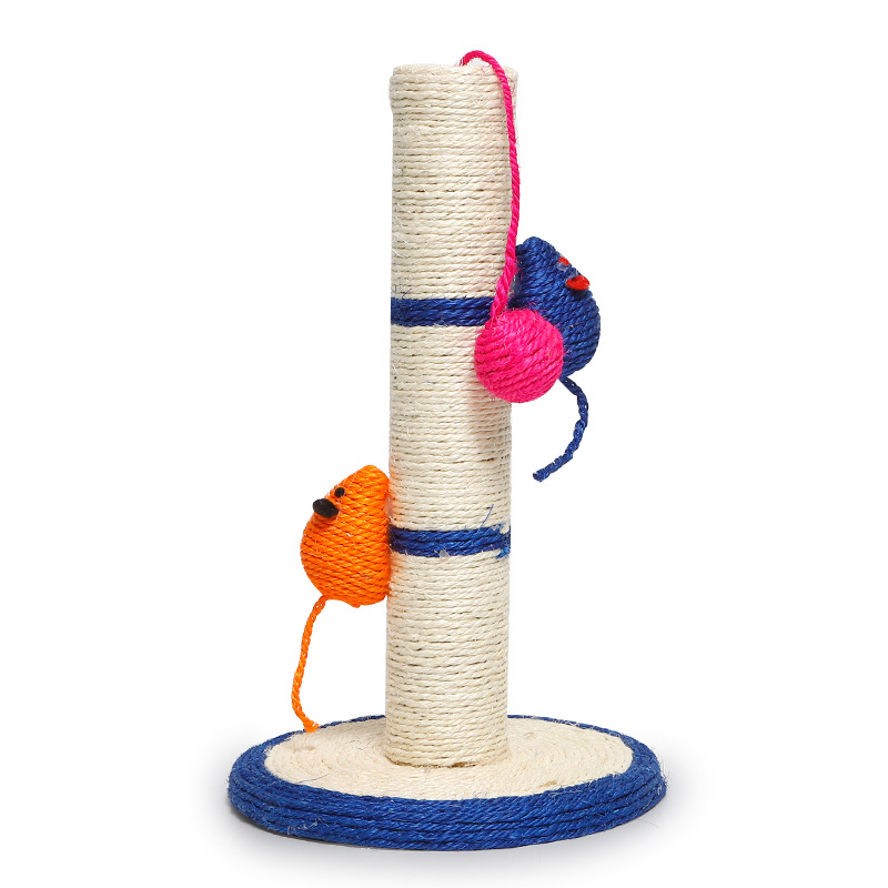 Multi Toy Sisal Cat Scratching Post