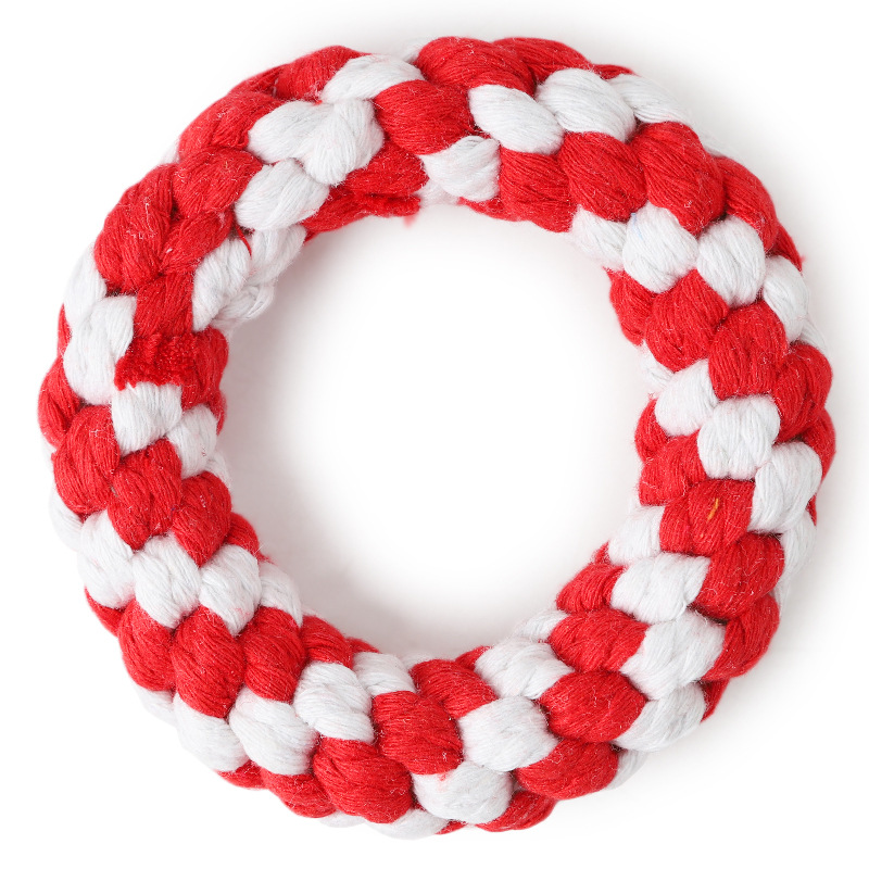 Colorful Braided Dog Rope Toy