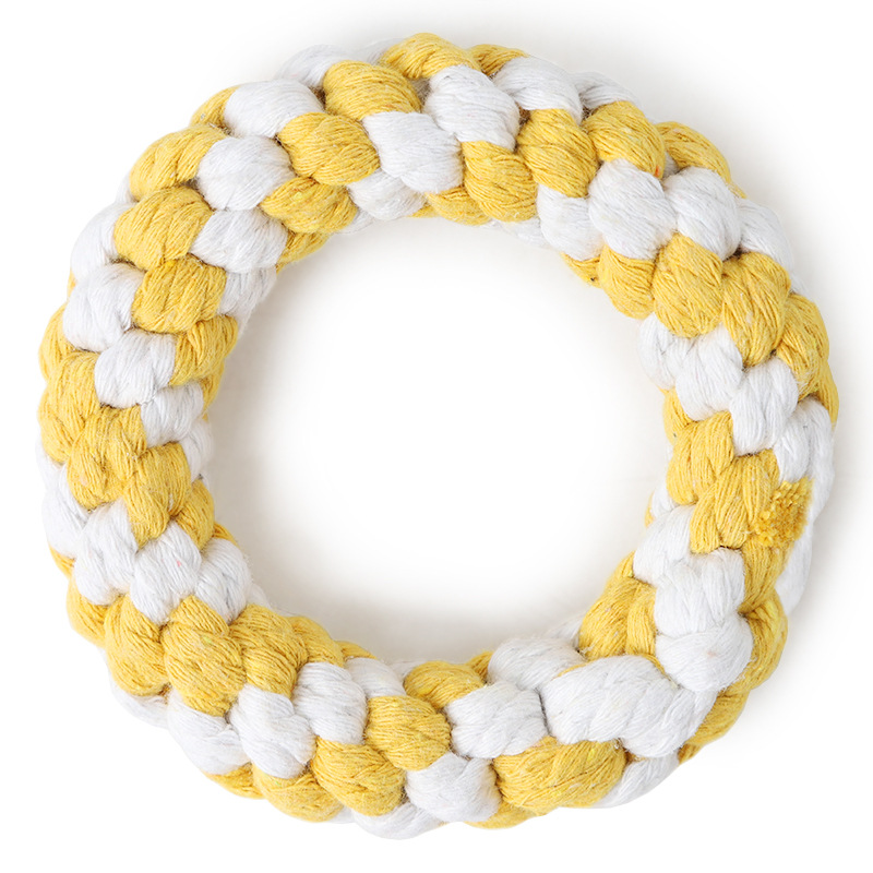 Colorful Braided Dog Rope Toy