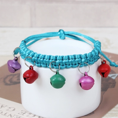 Colorful Braided Cat Collar Set 02