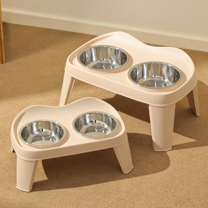 Elevated Dual Bowl Pet Feeder
