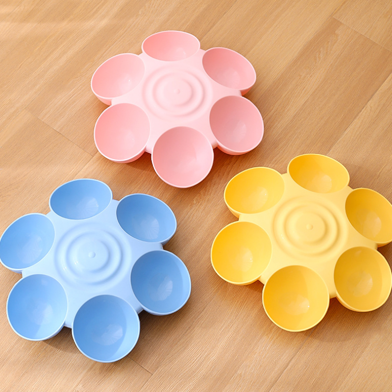 Flower Shape Pet Feeding Bowl