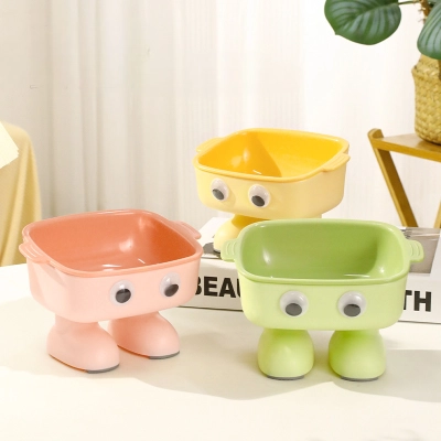 Robot Design Elevated Cat Bowl 01