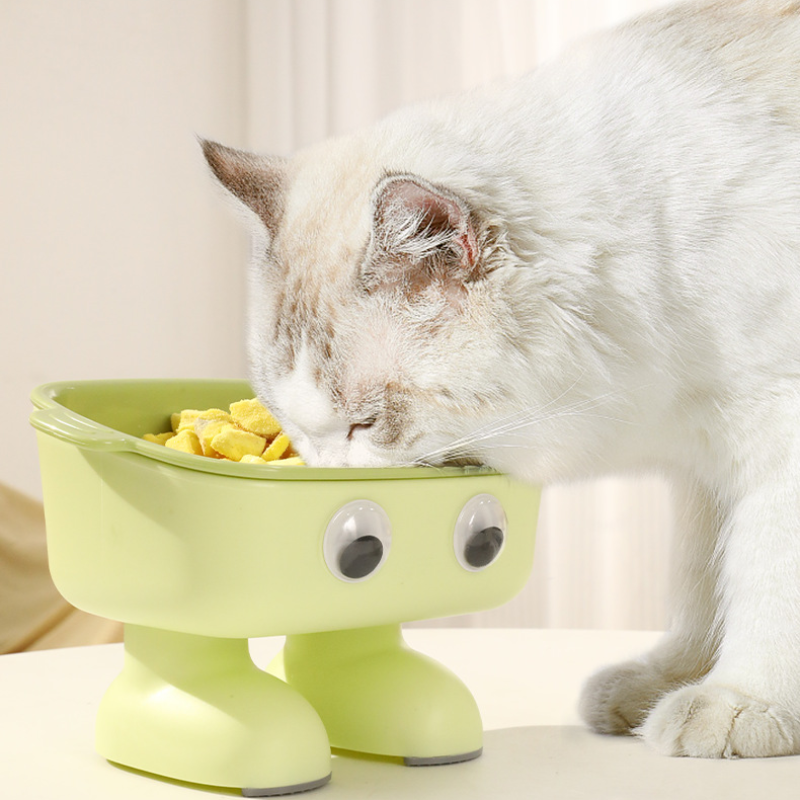 Robot Design Elevated Cat Bowl