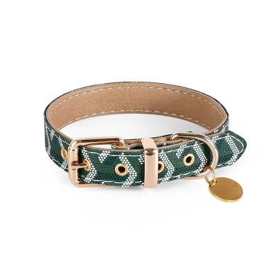 Laser Engraved Dog Collar Set 01