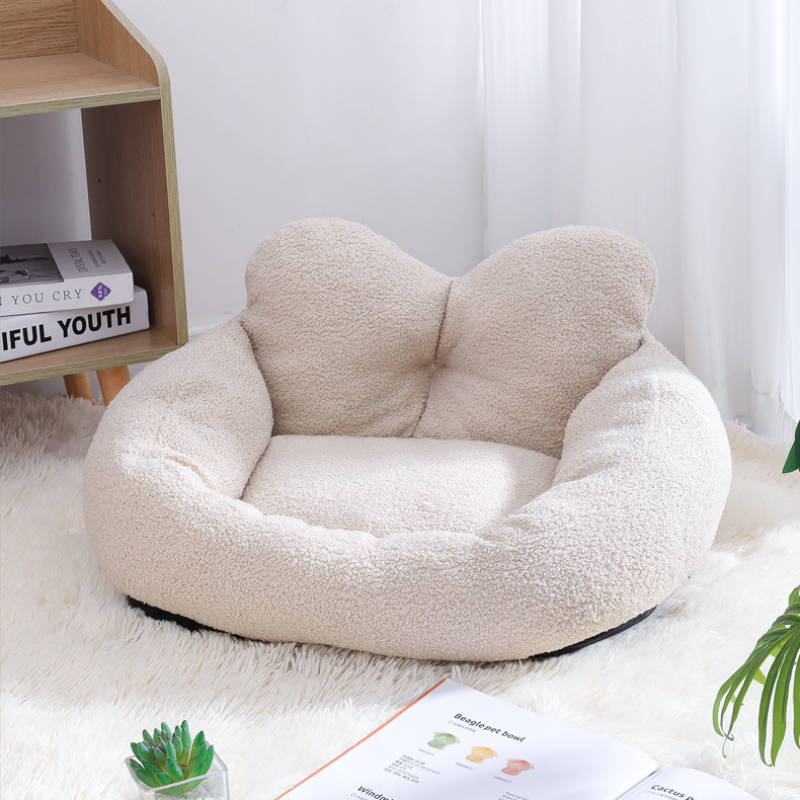 Plush Teddy Dog Cat Bed