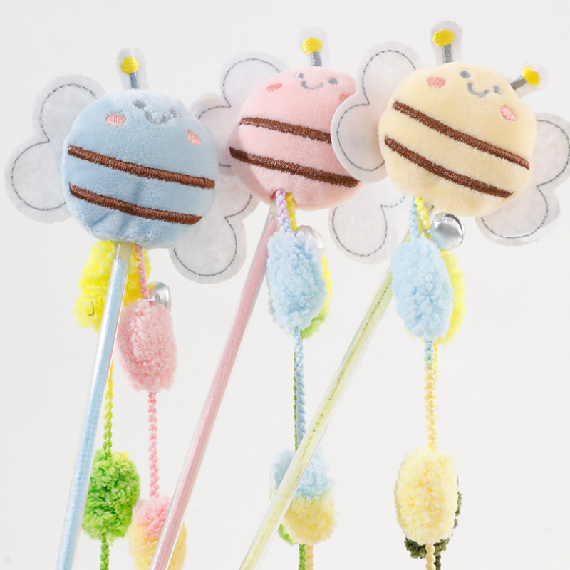 Bee Shape Cat Teaser Toy