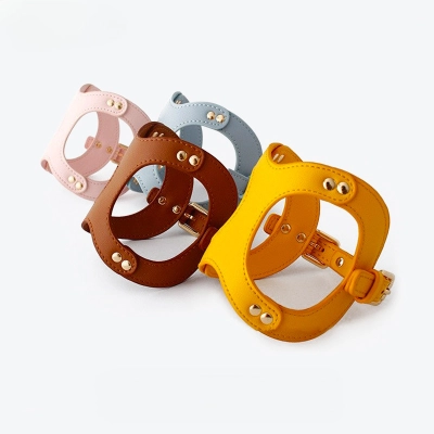 Luxury PU Dog Harness Set 01