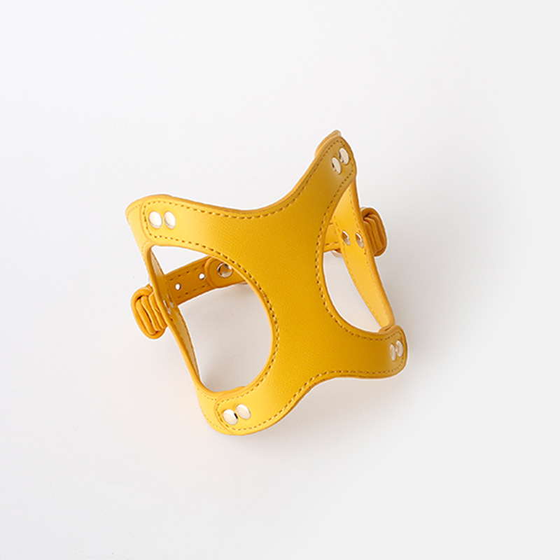 Luxury PU Dog Harness Set