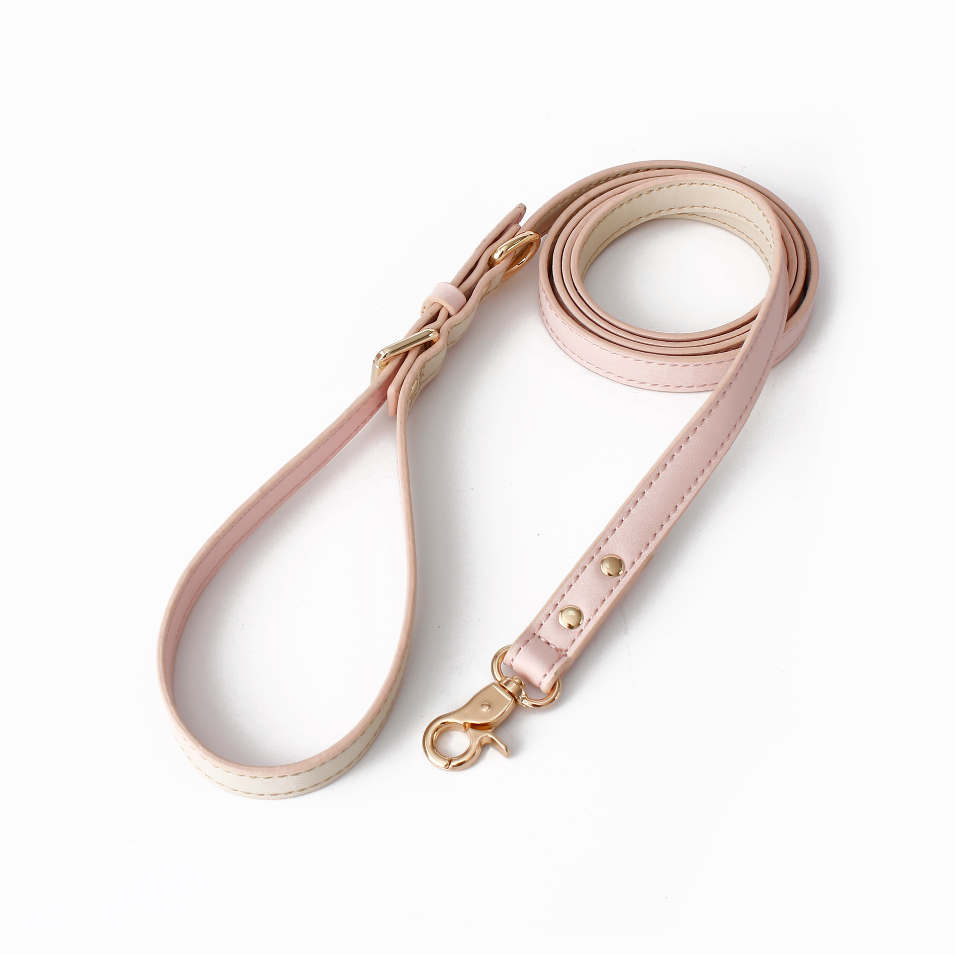 Luxury PU Dog Harness Set