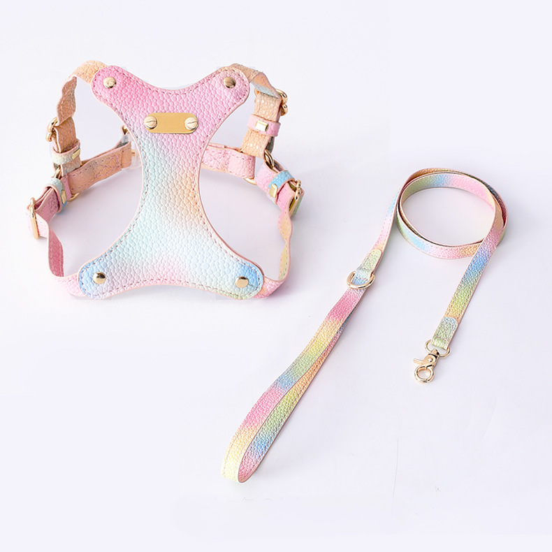Gradient Color Cat Harness Set