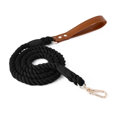Woven Cotton Dog Leash Set 02