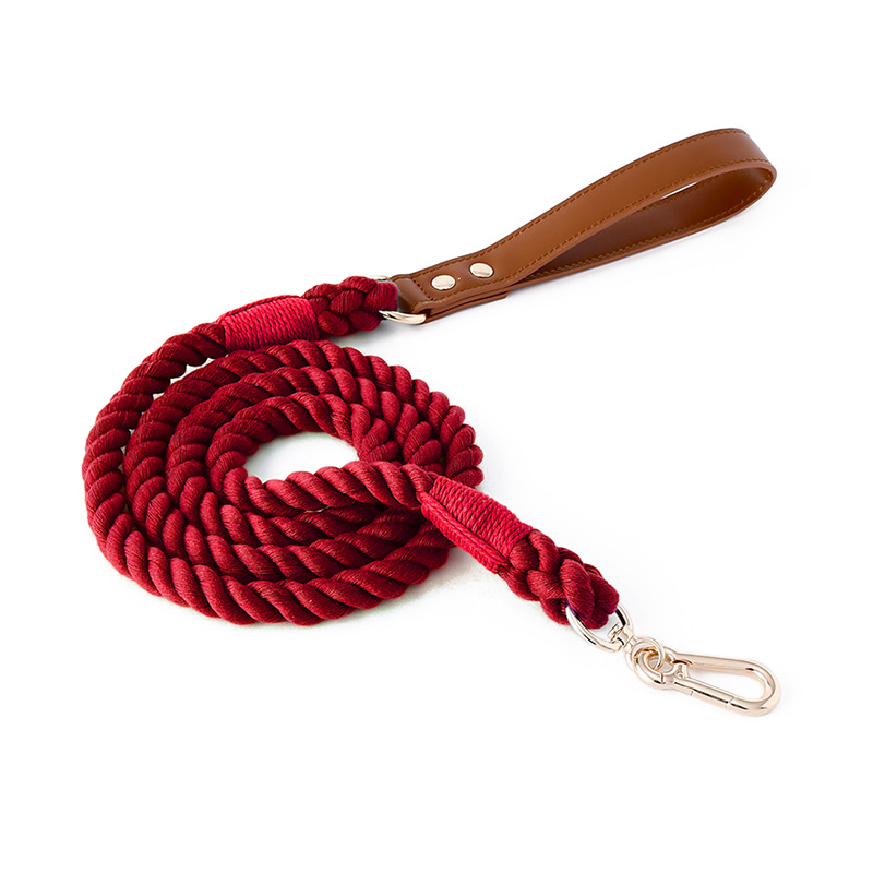 Woven Cotton Dog Leash Set