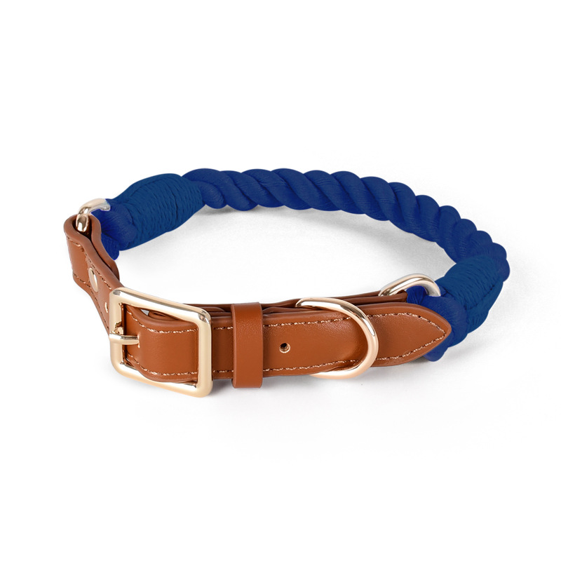 Woven Cotton Dog Leash Set