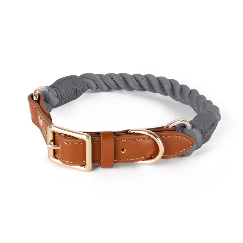 Woven Cotton Dog Leash Set