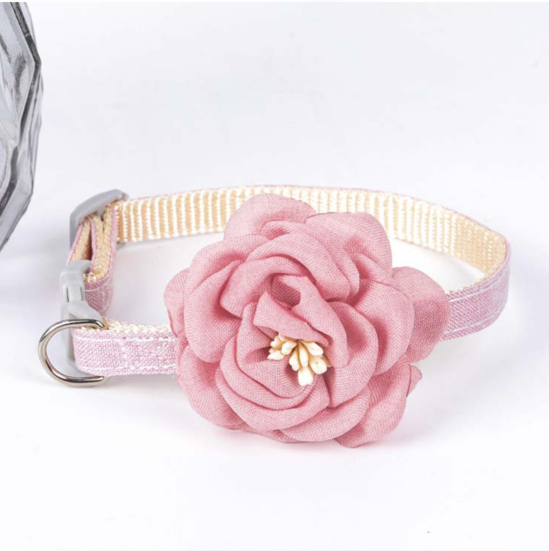 Camellia Flower Pet Collar