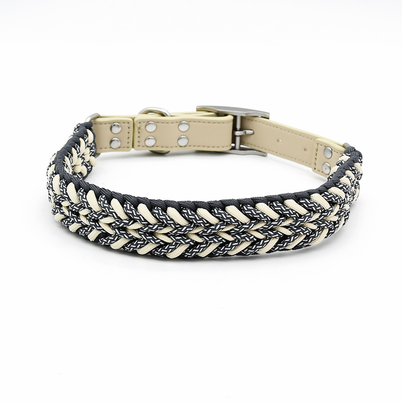 Handwoven Pet Collar Leash