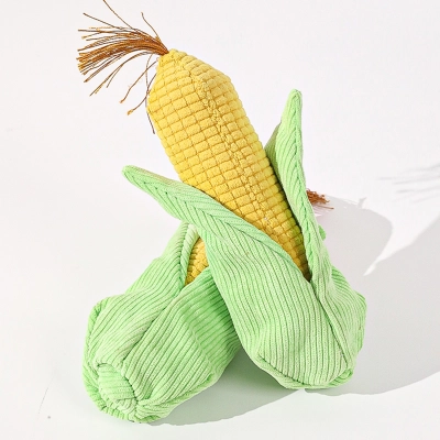 Corn Plush Squeaky Dog Toy 02