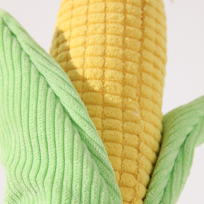 Corn Plush Squeaky Dog Toy