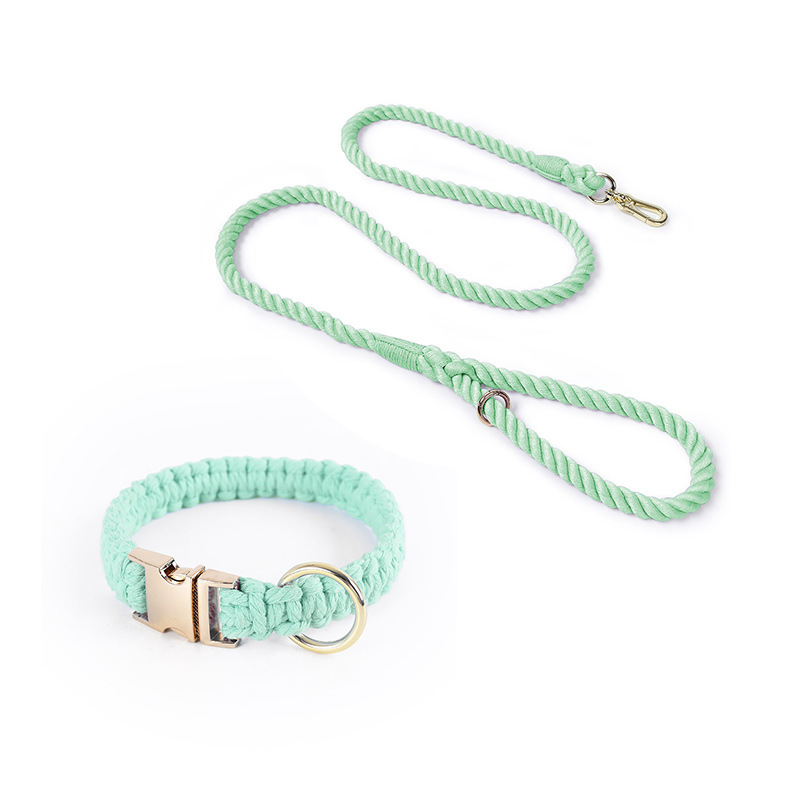 Handwoven Dog Collar Set