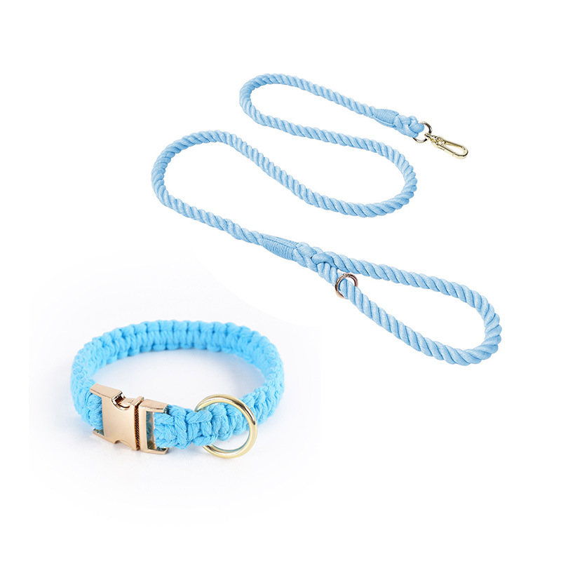 Handwoven Dog Collar Set