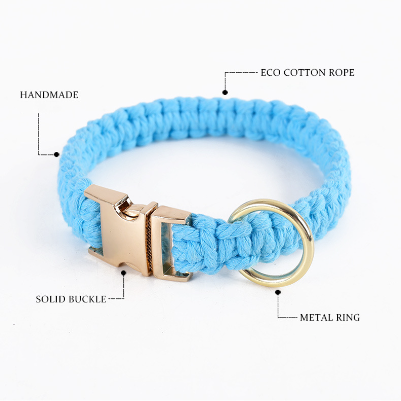 Handwoven Dog Collar Set