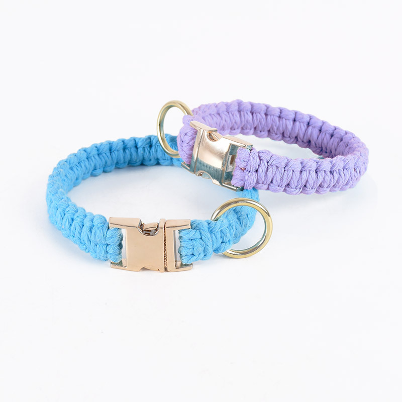Handwoven Dog Collar Set