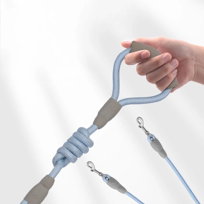 Dual Dog Leash Foam Handle 02