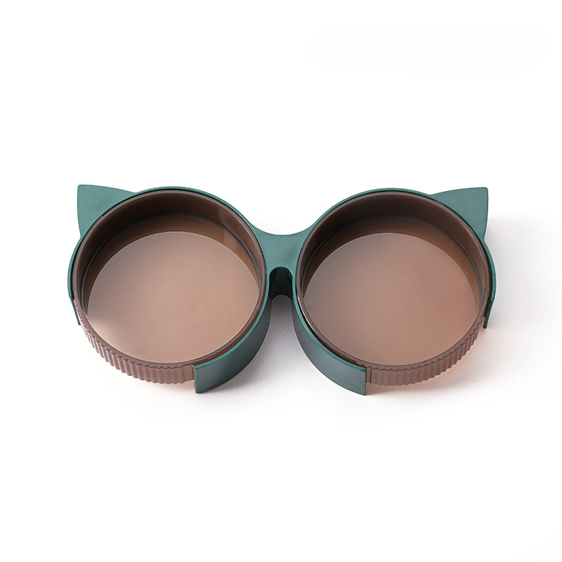 Cat Ear Pet Bowl Set