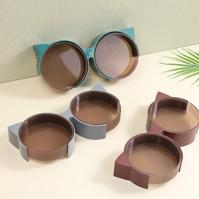 Cat Ear Pet Bowl Set 01