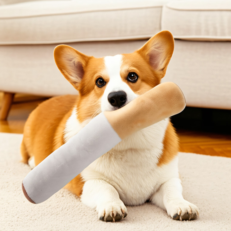 Funny Cigarette Dog Chew Toy