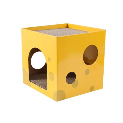 Cheese Cat Scratcher Bed 01